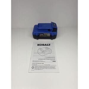 New Kobalt KB 424-03 24V Max Li-Ion Battery 4.0Ah